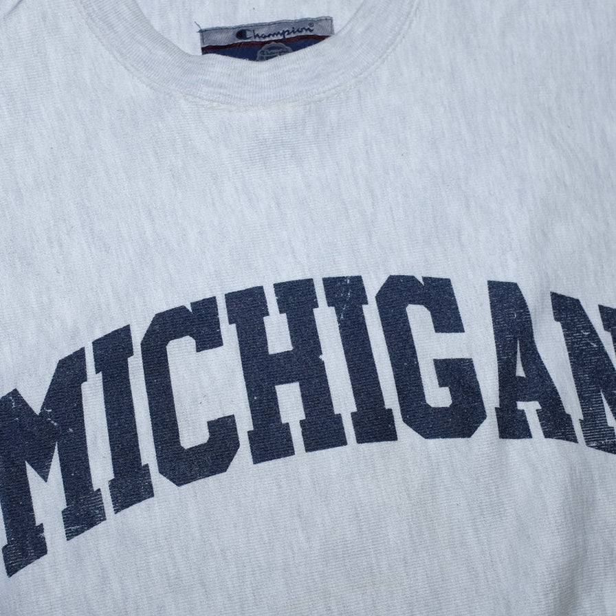 Vintage Champion Reverse Weave Michigan Sweater Small - Double Double Vintage