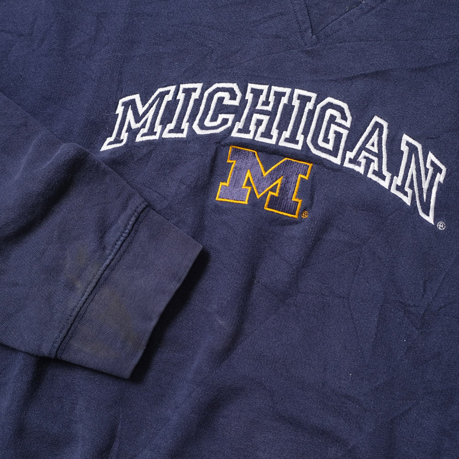 Vintage Starter Michigan Wolverines Sweater Large