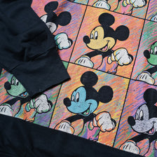 Vintage Mickey Mouse Mock Neck Sweater Large