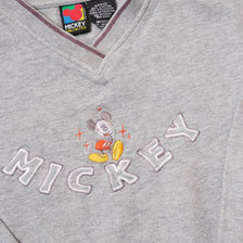 Vintage Mickey Mouse V-Neck Sweater Small