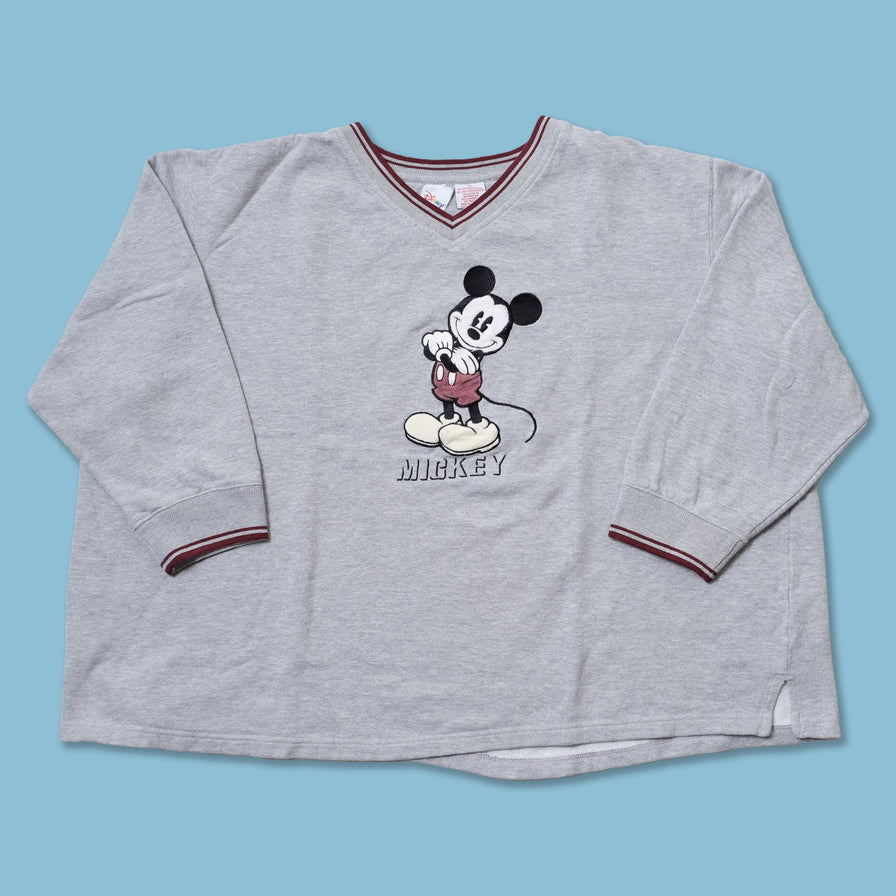 Vintage Mickey Mouse V-Neck Sweater Large / XLarge
