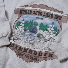 Vintage Horse Shoe Lake Inn Minnesota Sweater Large