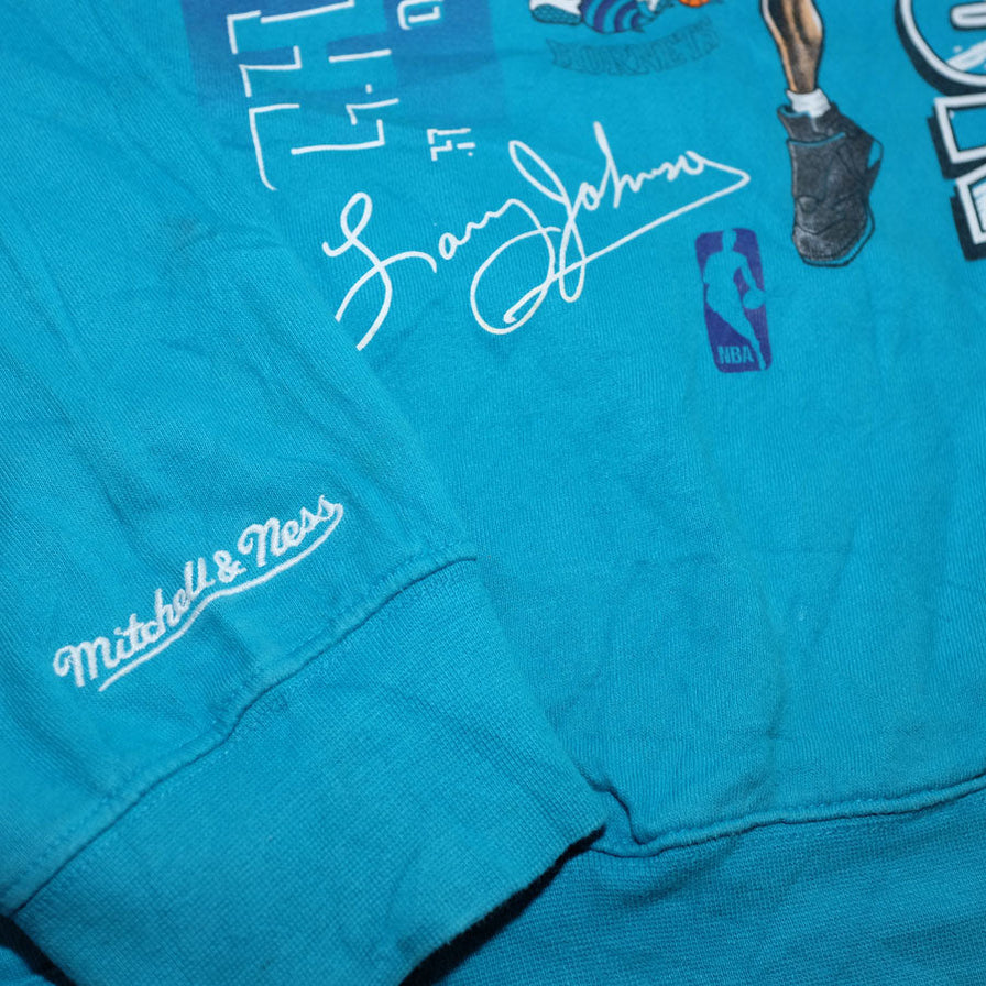 Mitchell and Ness Larry Johnson Sweater Medium - Double Double Vintage