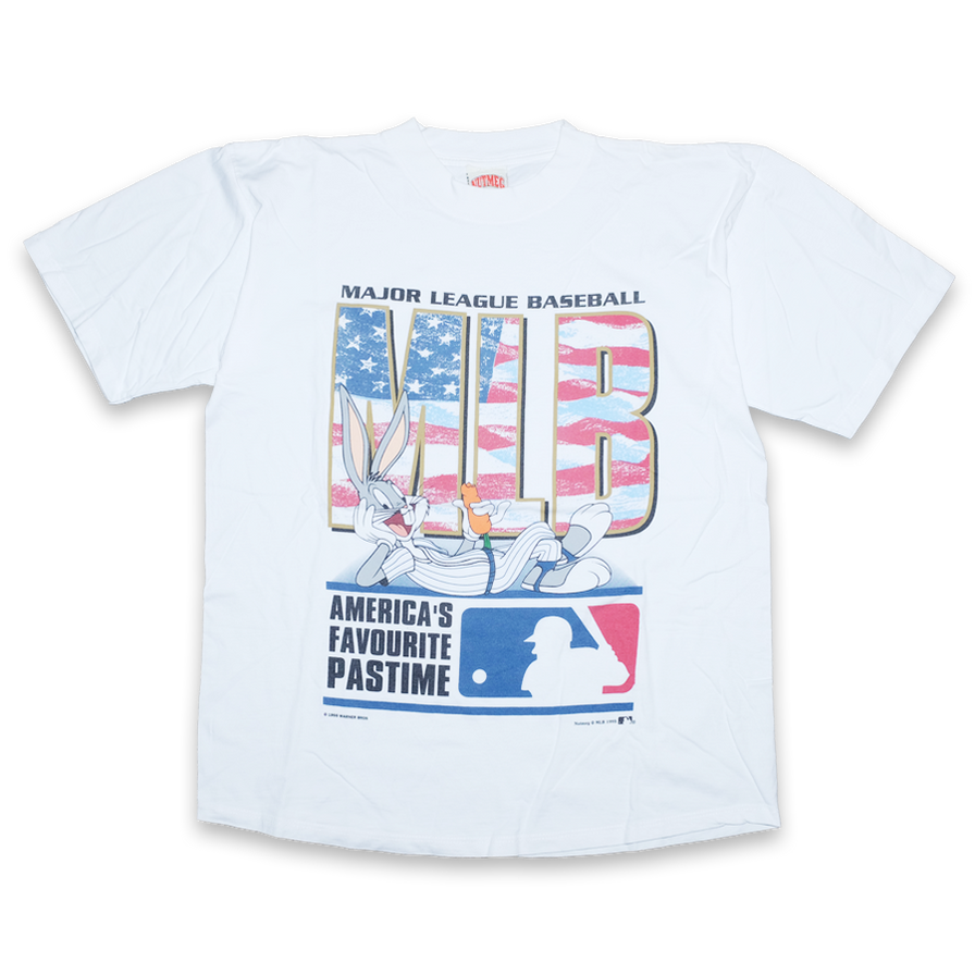 Vintage 1995 Bugs Bunny MLB T-Shirt Large