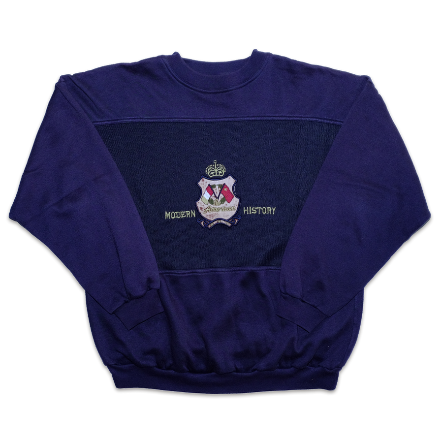 Vintage Modern History Sweater Large - Double Double Vintage