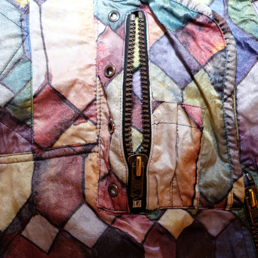 Vintage Mosaic Jacket Medium - Double Double Vintage