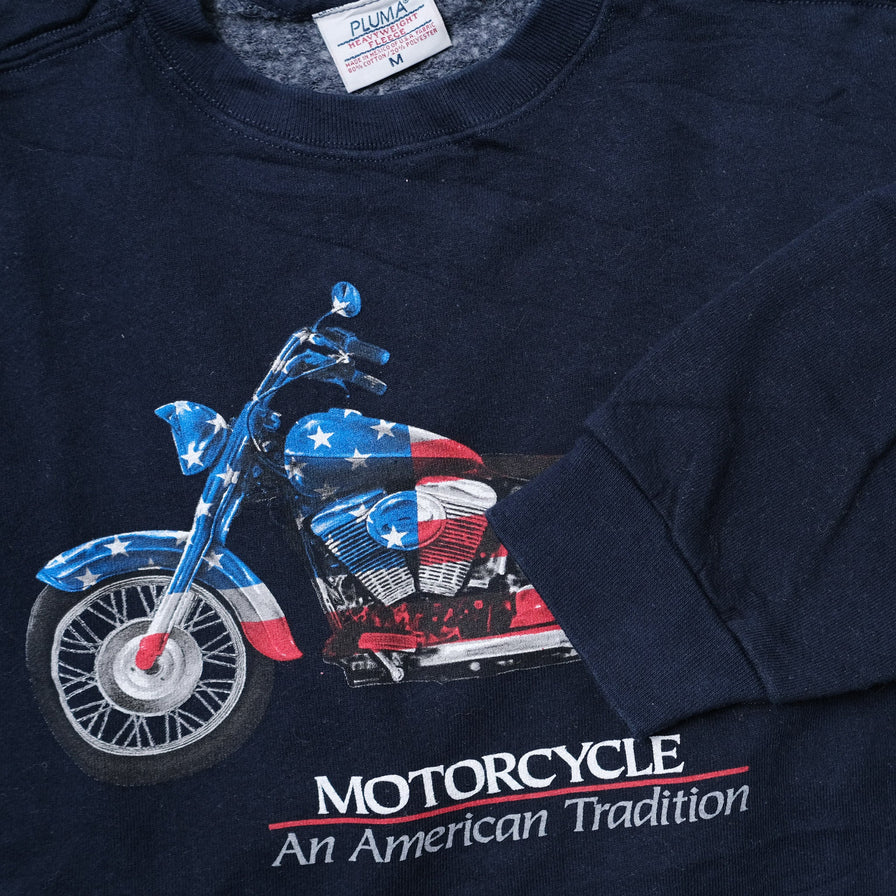 Vintage Motorcycle Sweater Medium