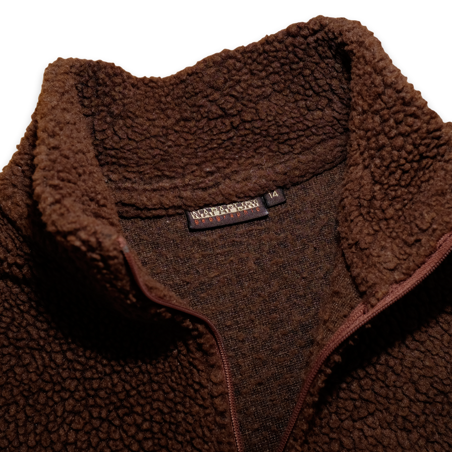 Women Vintage Napapijri Fleece Small - Double Double Vintage