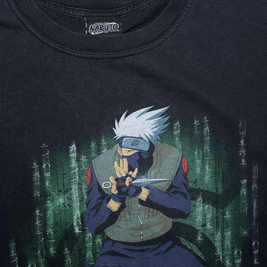 Vintage 2002 Naruto Kakashi T-Shirt Large