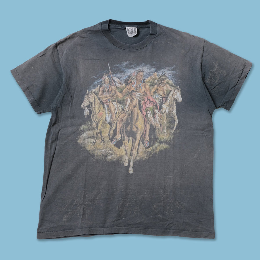 Vintage 90s Native T-Shirt Large
