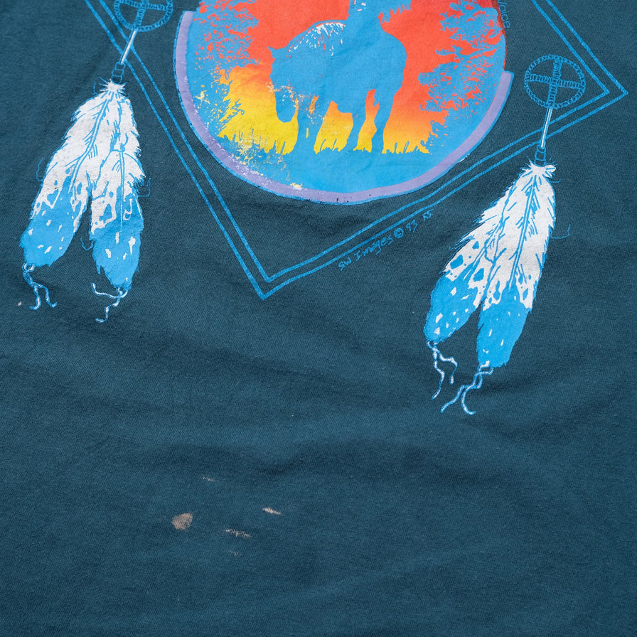 Vintage 1993 Native T-Shirt Large