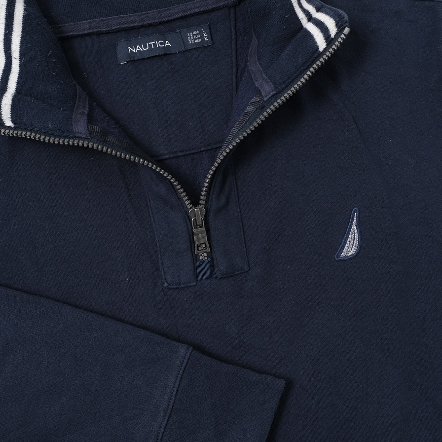 Vintage Nautica Q-Zip Sweater Large