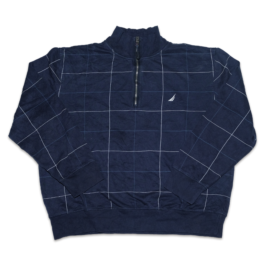 Nautica Q-Zip Sweater Medium / Large - Double Double Vintage