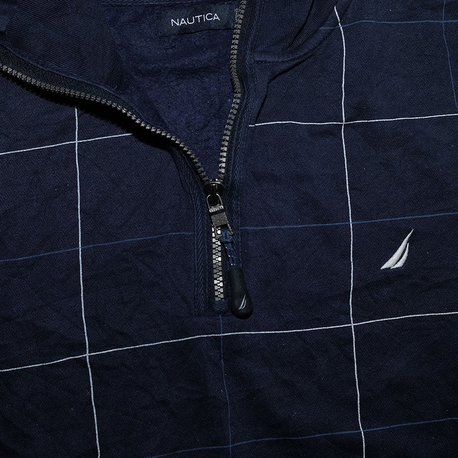 Nautica Q-Zip Sweater Medium / Large - Double Double Vintage