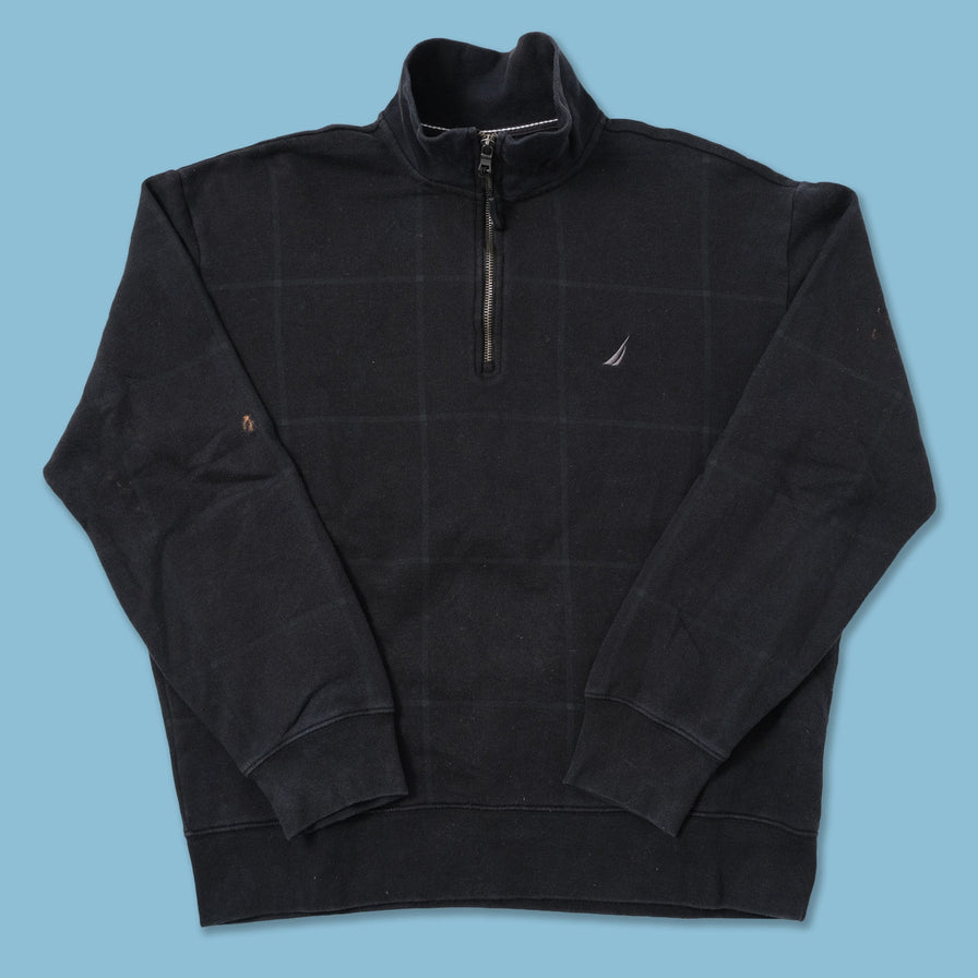 Vintage Nautica Q-Zip Sweater Medium