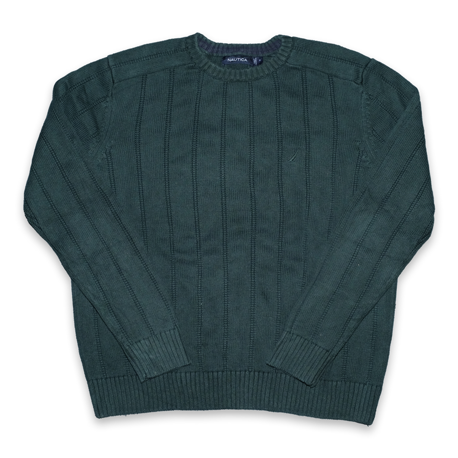 Vintage Nautica Knit Sweater Medium - Double Double Vintage