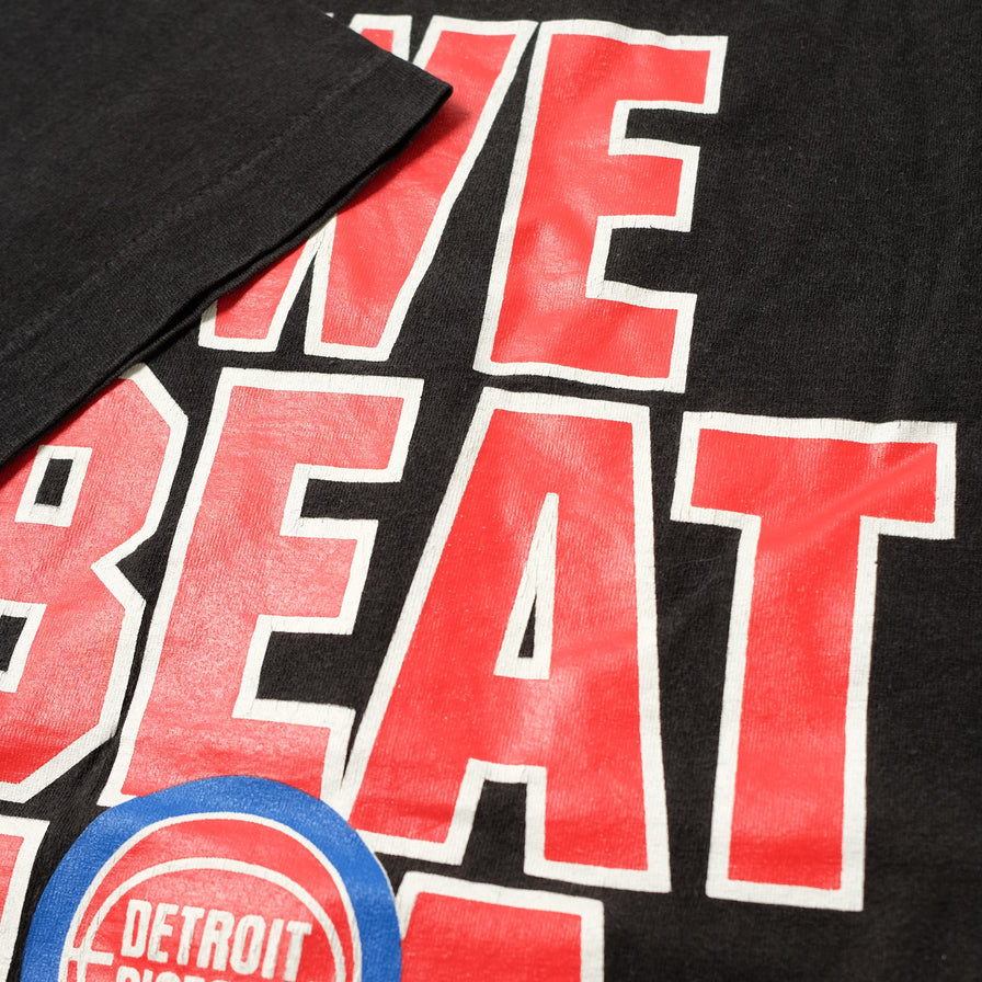 Vintage 1989 Detroit Pistons NBA Finals T-Shirt XLarge