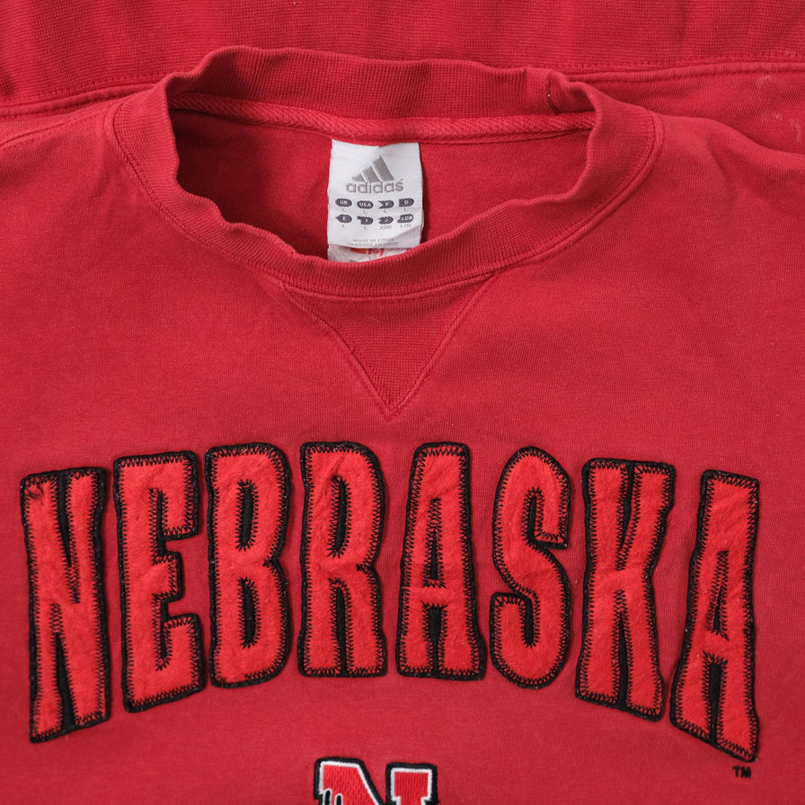 Vintage adidas Nebraska Sweater XLarge