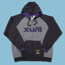 2013 Super Bowl Zip Hoody Large / XLarge