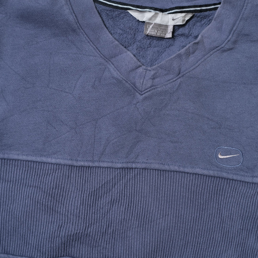 Vintage Nike V-Neck Sweater Medium