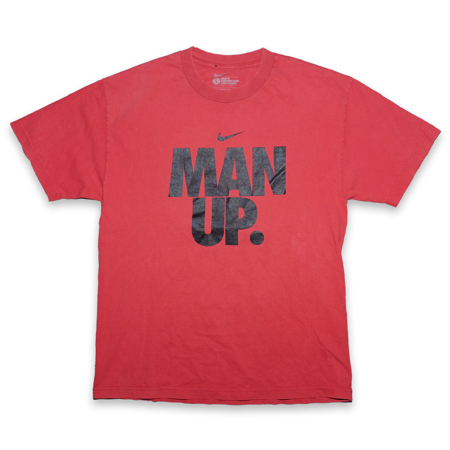 Vintage Nike Man Up T-Shirt Large - Double Double Vintage