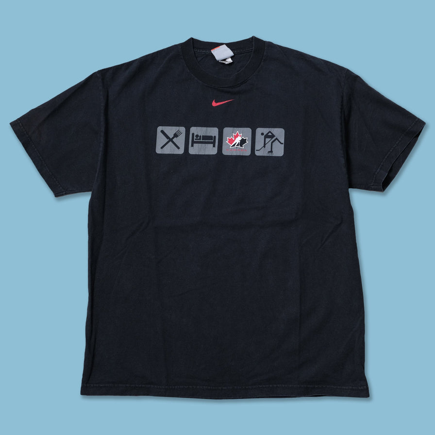 Vintage Nike Canada Hockey T-Shirt XLarge