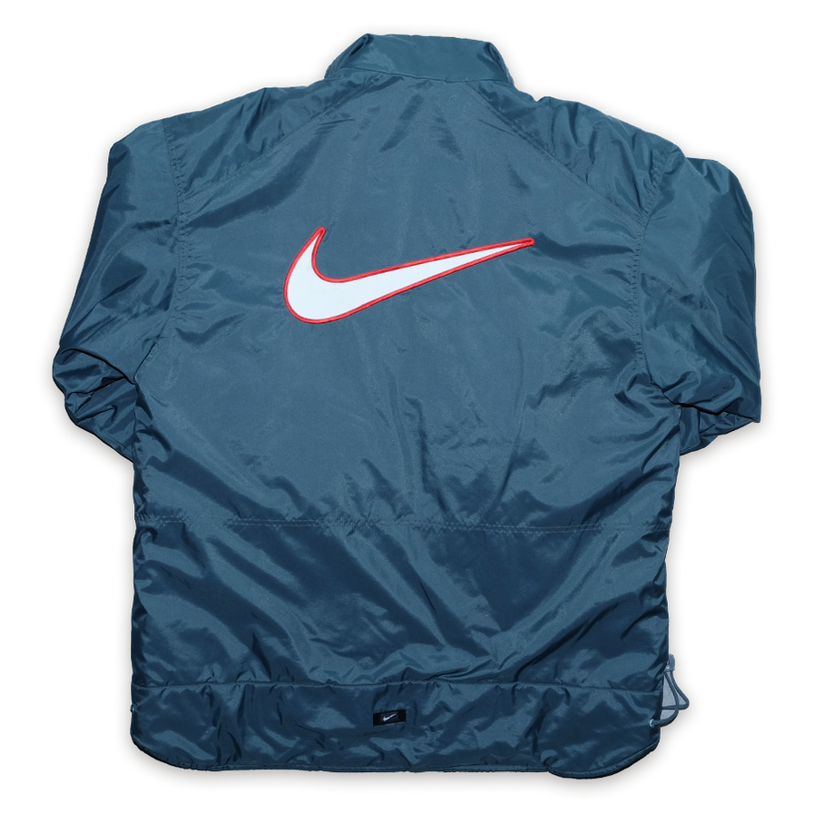 Vintage Nike Swoosh Coat Medium / Large - Double Double Vintage