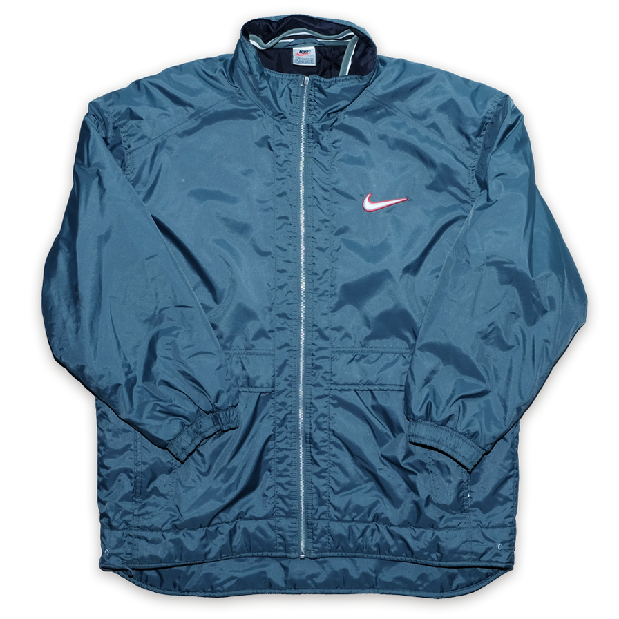 Vintage Nike Swoosh Coat Medium / Large - Double Double Vintage