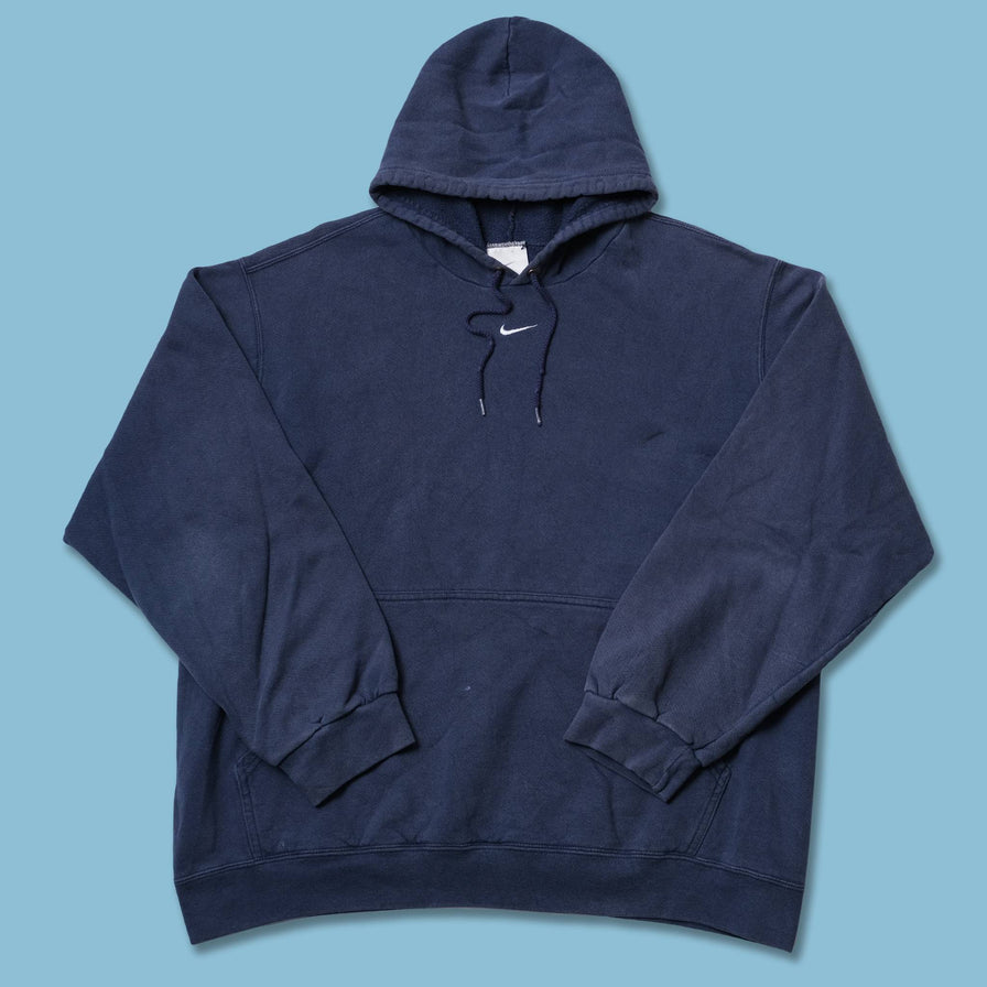 Vintage Nike Mini Swoosh Hoody Large
