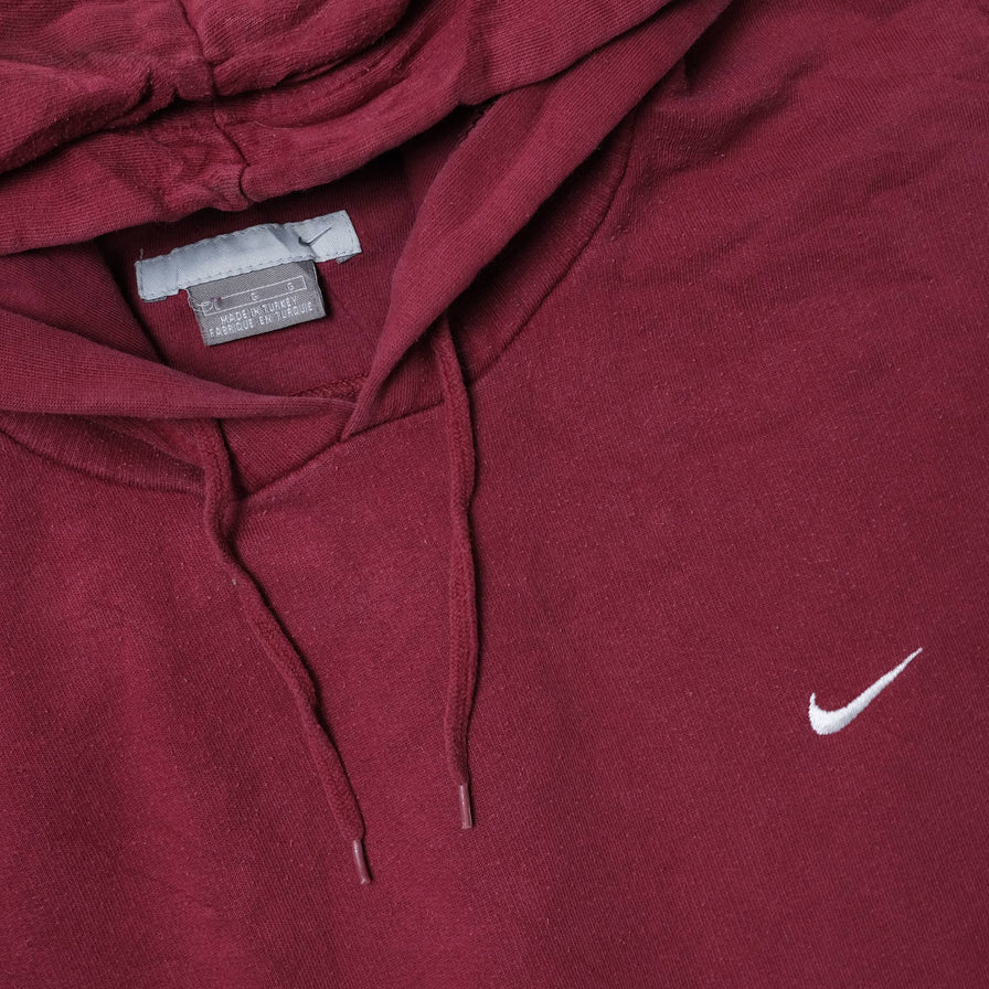 Vintage Nike Mini Swoosh Hoody Large / XLarge