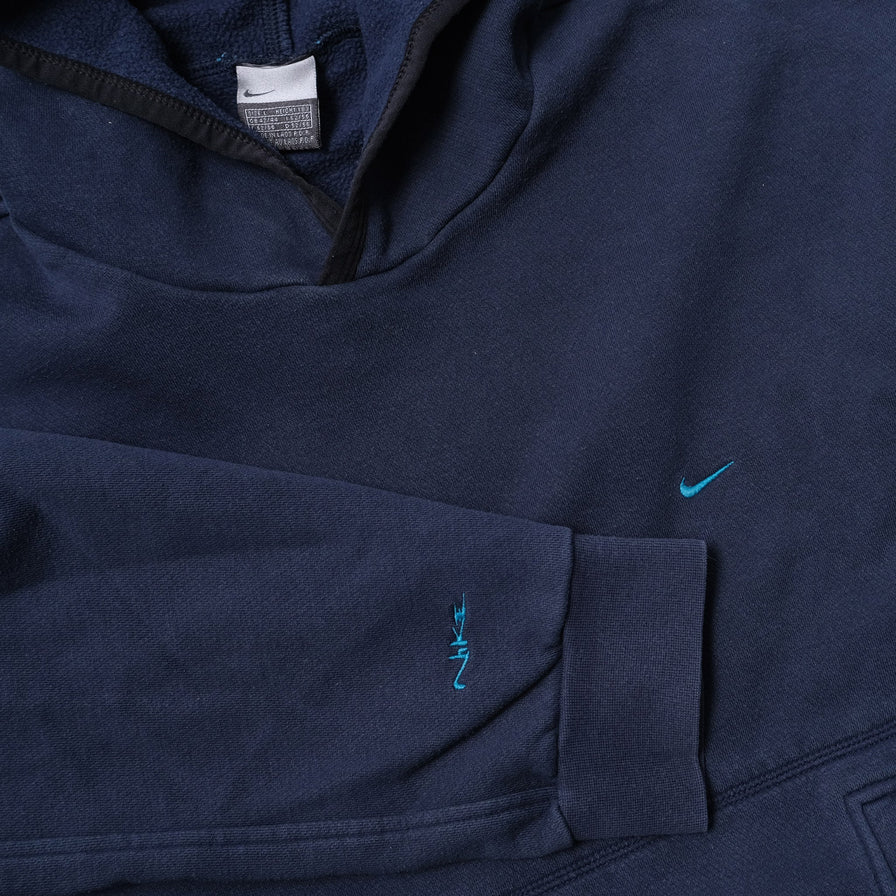 Vintage Nike Mini Swoosh Hoody Large