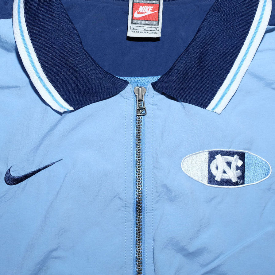 Vintage Nike North Carolina Q-Zip Windbreaker XLarge - Double Double Vintage