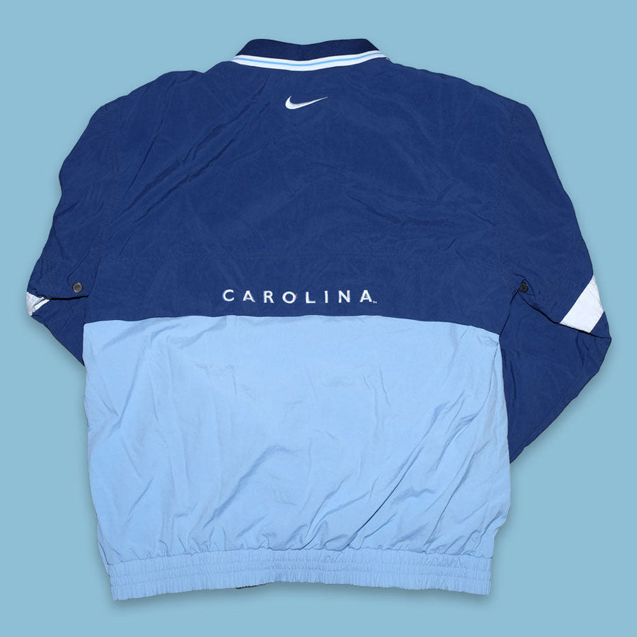 Vintage Nike North Carolina Q-Zip Windbreaker XLarge - Double Double Vintage