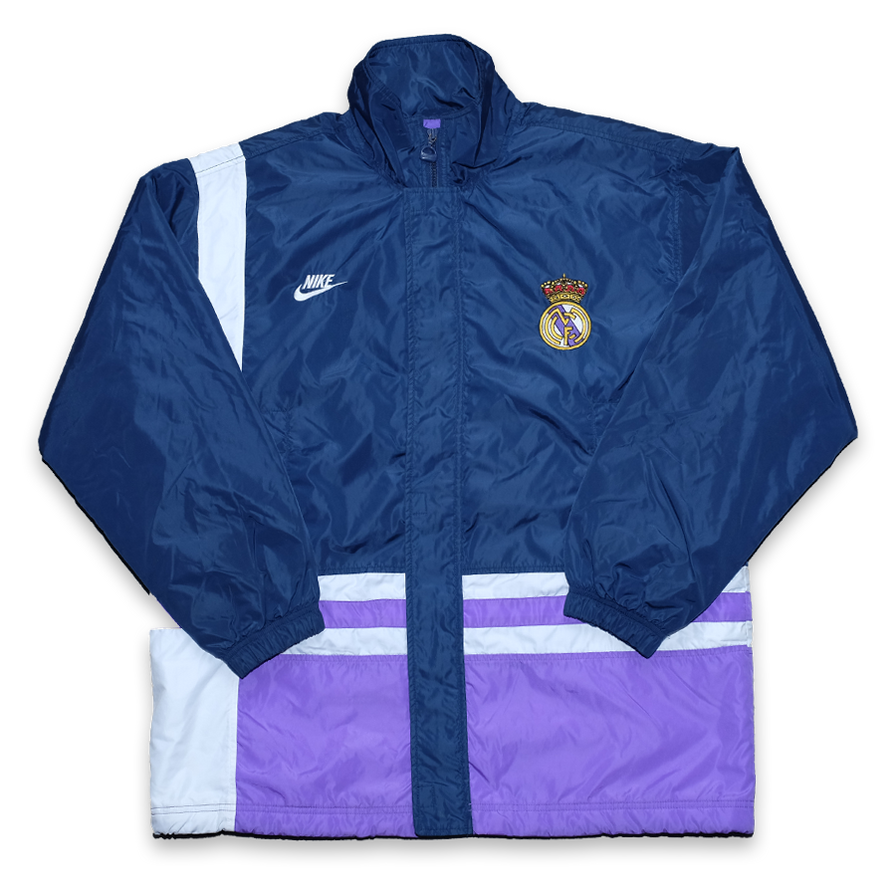 Vintage Nike Real Madrid Padded Jacket Medium / Large - Double Double Vintage