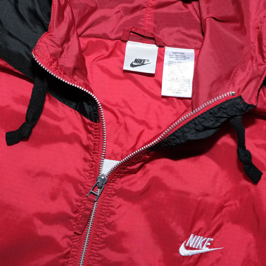 Vintage Nike Hooded Track Jacket XLarge / XXL - Double Double Vintage