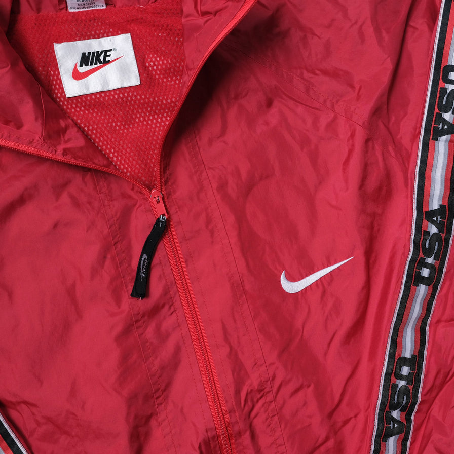 Vintage Nike USA Tapered Light Jacket XLarge