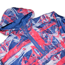Vintage Nike Just Do It Half Zip Windbreaker Large - Double Double Vintage