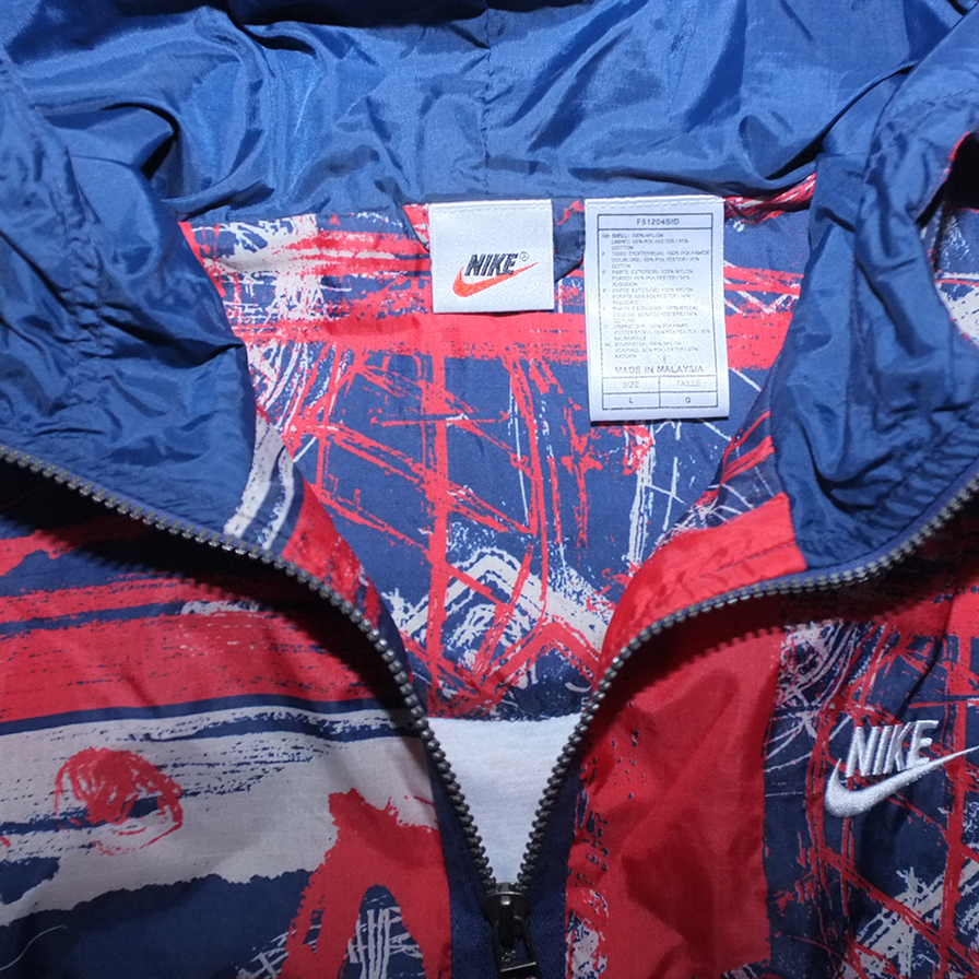Vintage Nike Just Do It Half Zip Windbreaker Large - Double Double Vintage