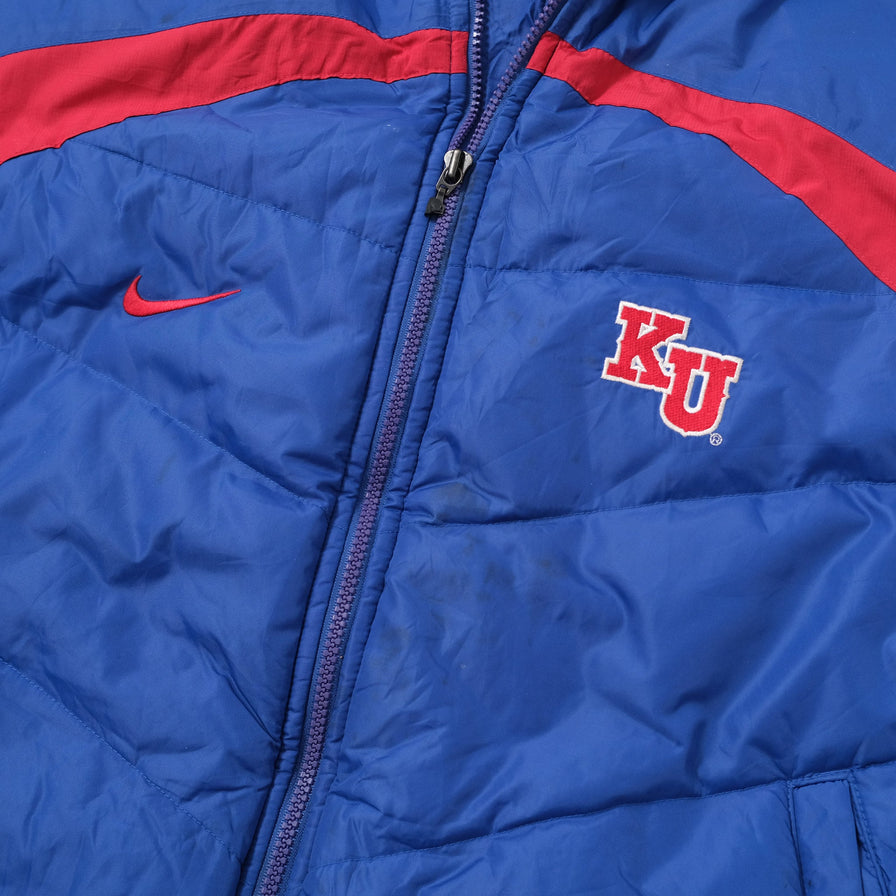 Vintage Nike Kansas University Padded Jacket Medium
