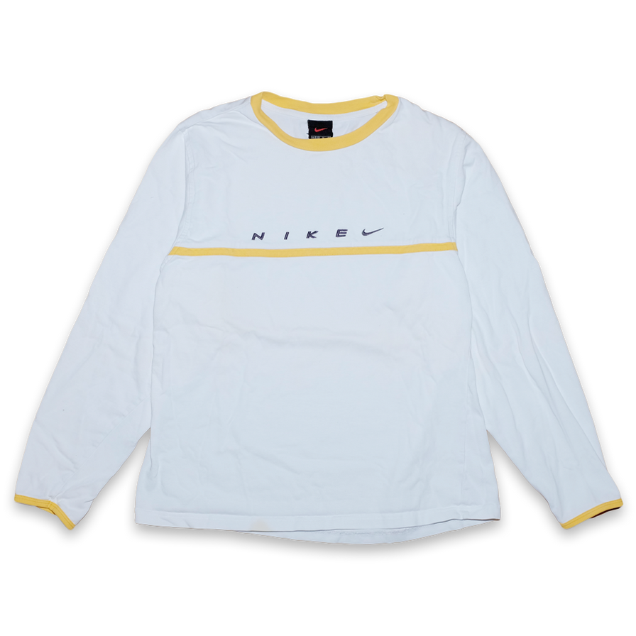Women Nike Logo Longsleeve Small / Medium - Double Double Vintage