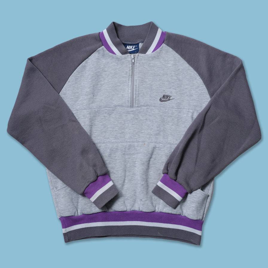 Vintage 80s Nike Q-Zip Sweater Small / Medium