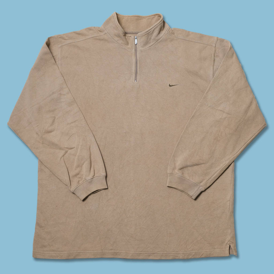 Vintage Nike Mini Swoosh Q-Zip Sweater XLarge / XXL