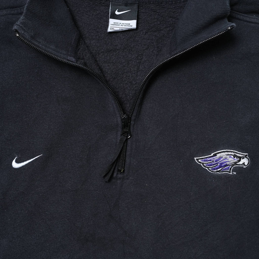 Vintage Nike Baltimore Raves Q-Zip Sweater XLarge / XXL