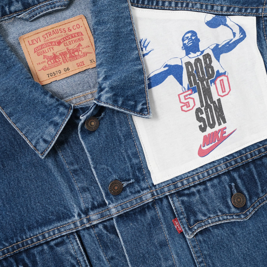 Nike David Robinson x Levis Denim Jacket XLarge