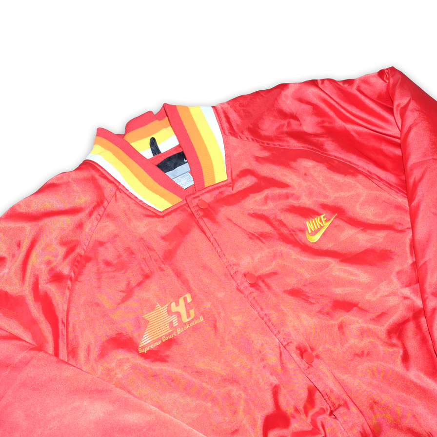Rare Nike Supreme Court Satin Bomber Jacket XLarge / XXL - Double Double Vintage