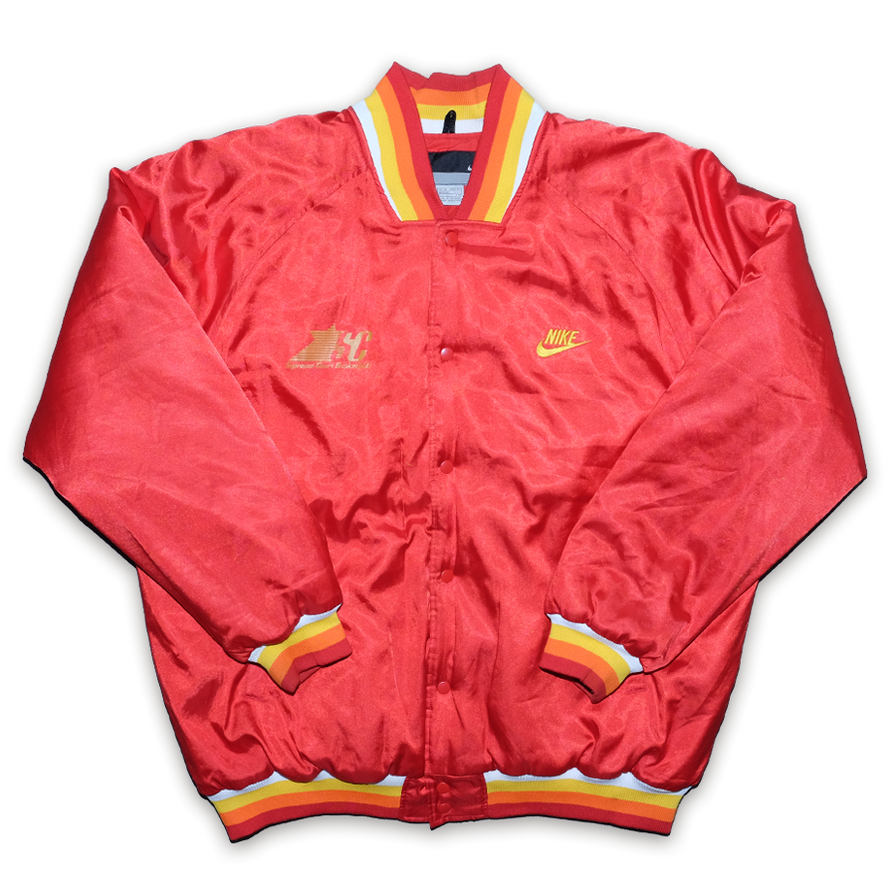 Rare Nike Supreme Court Satin Bomber Jacket XLarge / XXL - Double Double Vintage