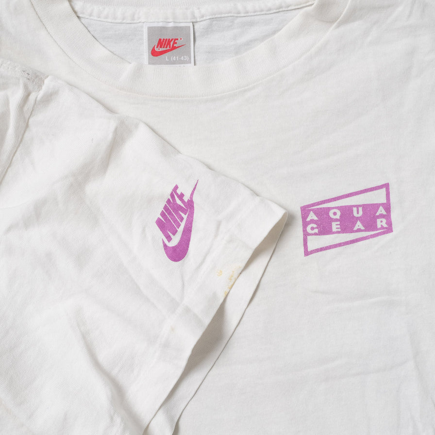 Vintage Nike Aqua Gear T-Shirt Medium / Large