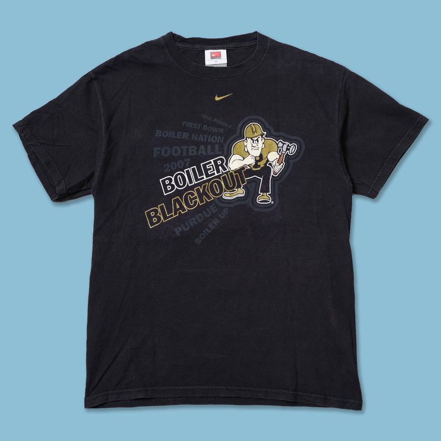 Vintage Nike Boiler Blackout T-Shirt Medium