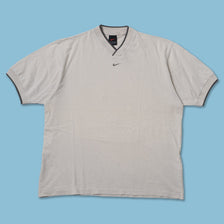 Vintage Nike Mini Swoosh V-Neck T-Shirt Large