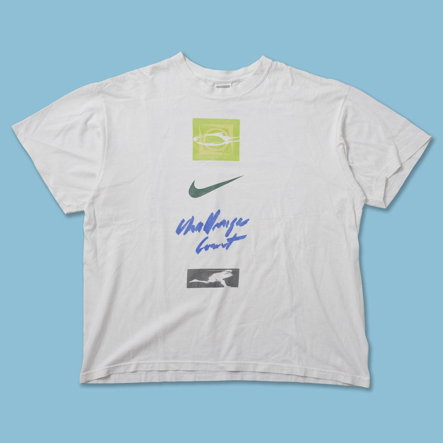 Vintage Nike Challenge Court T-Shirt Medium / Large